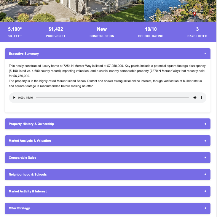 Property Report Preview